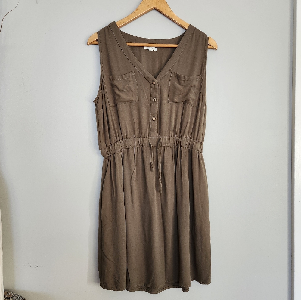 Maurices Brown Sleeveless Dress